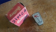 NOS sigle logo embleme poignee boite a gant QUILLERY SIMCA 1000