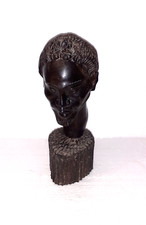 ANCIEN BUSTE HOMME AFRICAIN EN