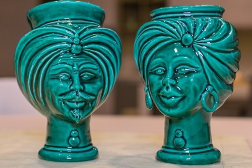 Vases tête maure - maure,