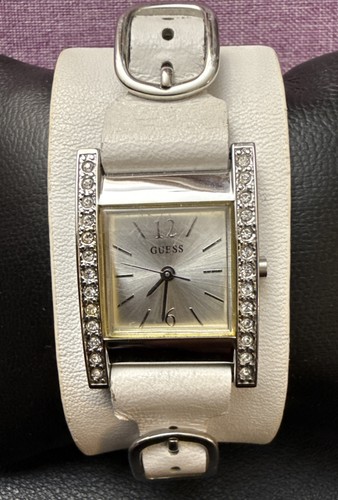 Guess genuine leather watch - leather,