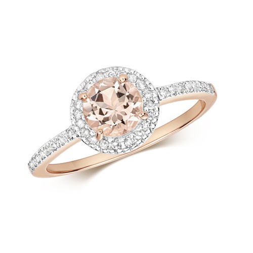 Bague femme rose - or,