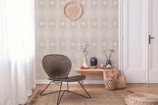 Rétro Papier Peint Avec