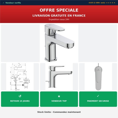 Mitigeur lavabo ideal standard - mitigeur,