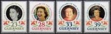 Timbres Famille royale Guernesey 556/9 ** (39533Y)
