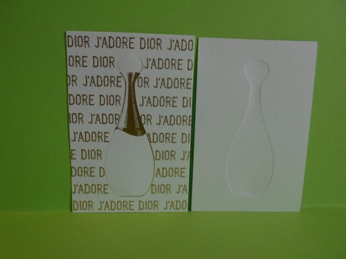 Dior carte publicitaire - dior,