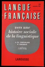 #152552 J.-Cl. Chevalier, P. Encrevé, G. Bergounioux, A. Kihm, B. Laks, Langue f