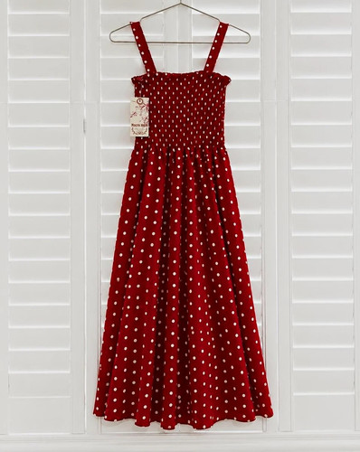 Marco light red - light, polka