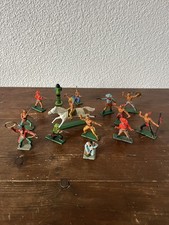 Vintage - Figurines cowboys indiens - 1960 - Starlux + 2 Nestlé
