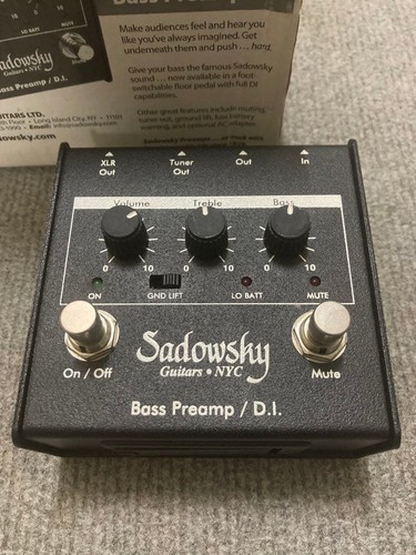 Sadowsky bass preamp i - sadowsky, d.i