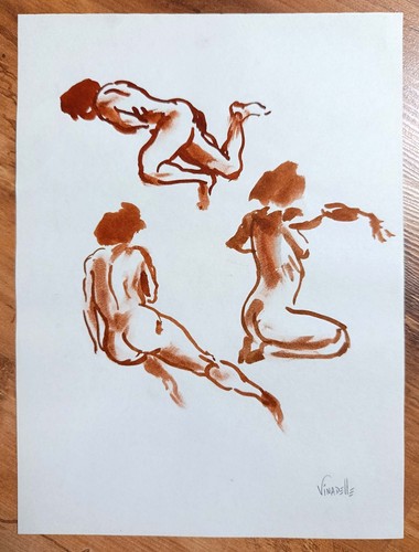 Dessin croquis étude - et,