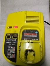 Chargeur pour batteries ryobi 14/4 18 v avec deux ports usb