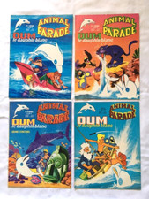 OUM LE DAUPHIN LOT 4 MENSUELS ANIMAL PARADE N° 5 + 8 + 10 +16  ANNEES 72/73  TBE