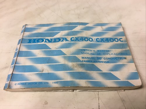 Honda cx400 cx400c manuel - honda,