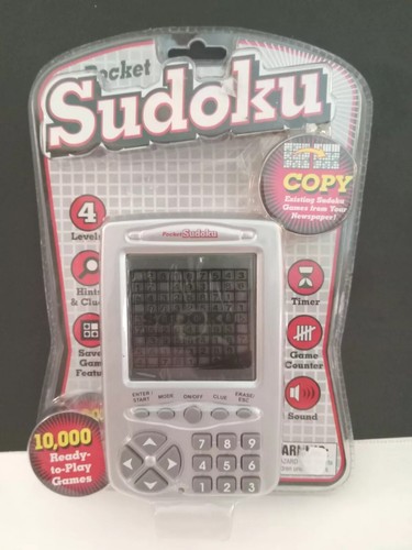 Handheld sudoku electronic - handheld,
