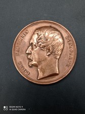 Ancienne médaille Cuivre Napoléon Bonaparte élu Président de la république 1848.