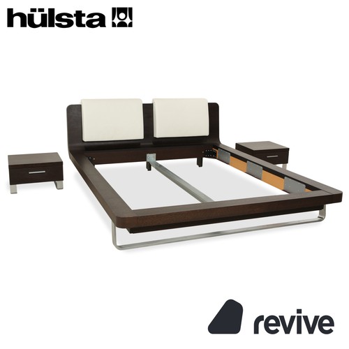 Hülsta tamis bois cuir lit - hülsta,