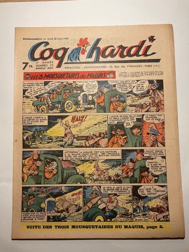 Coq hardi 3eme année - hardi,