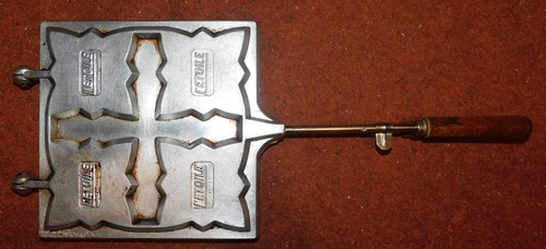 Ancien moule gaufrier etoile - moule,