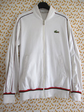 Veste Lacoste Sport Blanc Tennis TIM SA Made in France Jacket Homme - 2 / S