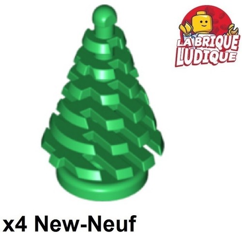 Lego plant small tree arbre - 4x,
