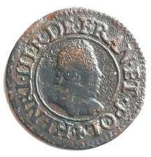 Henri III (1574-1589) - Denier tournois 1578 A de PARIS - CGKL 90 - TB+