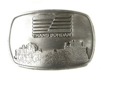 Trans Jordan Contruction Equipment Pewter Buckle Made In Canada 121415