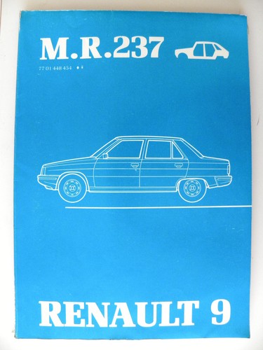 Manuel atelier renault 9 - d'atelier,