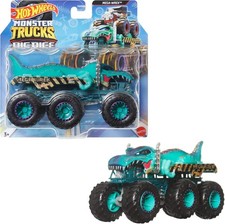 Hot Wheels Monster Trucks Gros Engins Camion à l’échelle 1/64 avec 6 roues pour