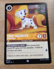 LORCANA TRADING CARD TCG DISNEY CHAPITRE 3 CARTE CHIOT DALMATIEN 4d/204 FR NM