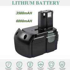 3.5Ah/6.0Ah Batterie pour Hitachi BCL1820 BCL1825 BCL1830 BCL1840 EB1830 EB1815