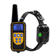 Collier Anti Aboiement/Dressage Electrique Pour Chiens Etanche Télécommande