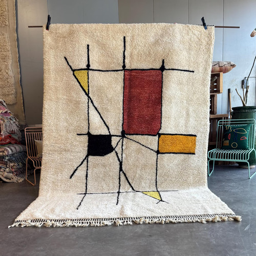 Tapis laine berbère - tapis,