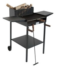 Barbecue À Charbon Et Bois