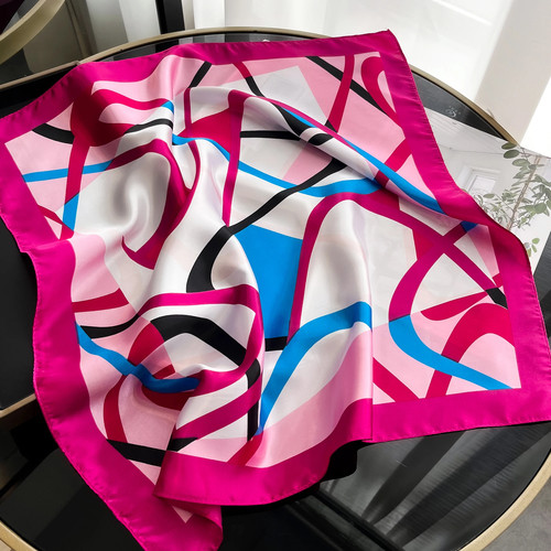 Foulard carré luxe soie - luxe, en