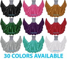 Jupe flamenco en satin TMS