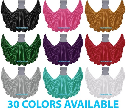 Jupe flamenco satin - en,