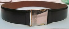 Moschino ceinture noir cuir - -moschino,