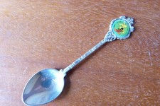 CUILLERE A CAFÉ EN PLAQUE ARGENT,  "PARC ASTERIX" / BON ETAT