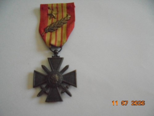 Médaille croix guerre 1939 - médaille,