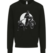 Sweat À Capuche Skull Biker