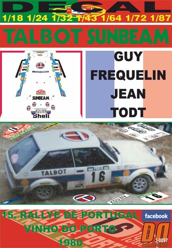 Decal talbot sunbeam lotus - decal,