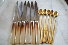 LOT COUVERTS 6 COUTEAUX A