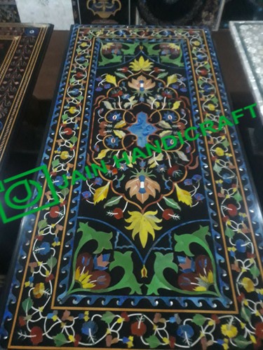 Black marble table - 4'x2', top