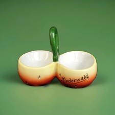 ancien saleron sel et poivre miederwald en porcelaine