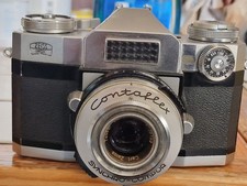  zeiss icon contaflex avec objecif  carl  zeiss 50mm 2.8 boitier malade !