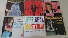 SP lot collection de 6 disques vinyles 45T de Rod Stewart 45 tours 17cm