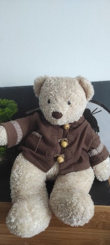 Peluche ours marron - peluche, beige