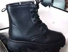 BOTTINES Femme Neuves en Vinyle NOIR Pointure  39 - Talons 5 cm - AccessoireMode