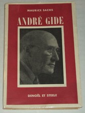 ANDRE GIDE bio. INSCRIBED by