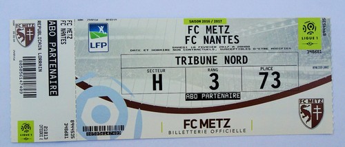 Billet match fc - billet,